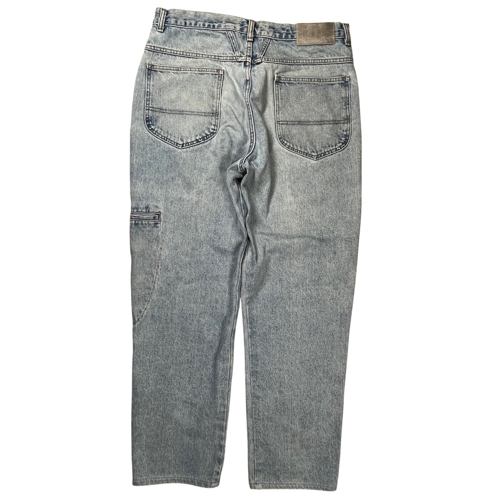 Marithe Francois Girbaud Carpenter Jeans Men 36x35 (actual 33") Blue Vintage 90s - Picture 2 of 11